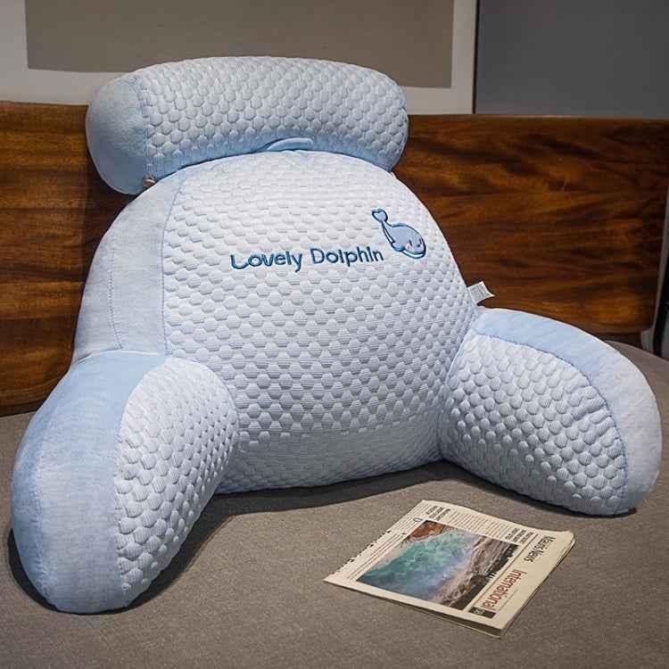 Bedside Reading Pillow - Soft Back Support Cushion for Bed & Sofa 60x45cm - Shello's Creative Boutique