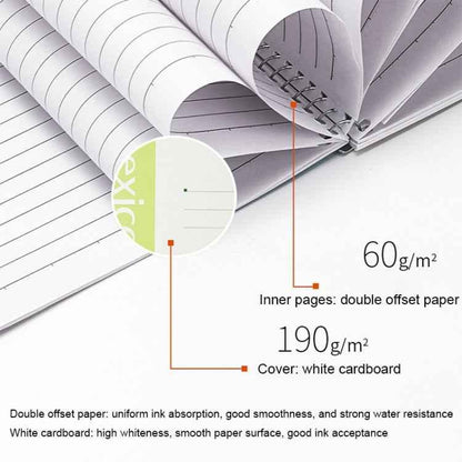 Deli 7688 A4 Spiral Notebook - 60 Pages Professional Business Notepad - Shello's Creative Boutique