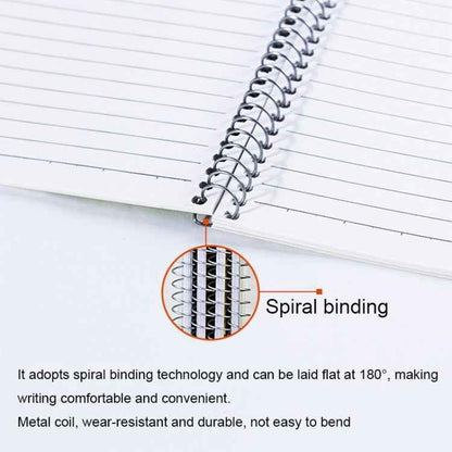 Deli 7688 A4 Spiral Notebook - 60 Pages Professional Business Notepad - Shello's Creative Boutique