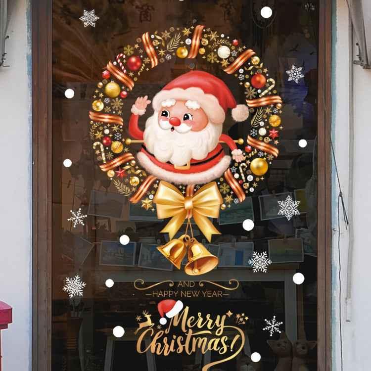 30x45cm Christmas Static Wall Stickers Glass Window Christmas Decoration Poster - Shello's Creative Boutique