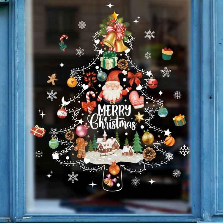 30x45cm Christmas Static Wall Stickers Glass Window Christmas Decoration Poster - Shello's Creative Boutique