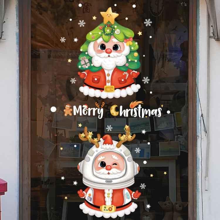 30x45cm Christmas Static Wall Stickers Glass Window Christmas Decoration Poster - Shello's Creative Boutique