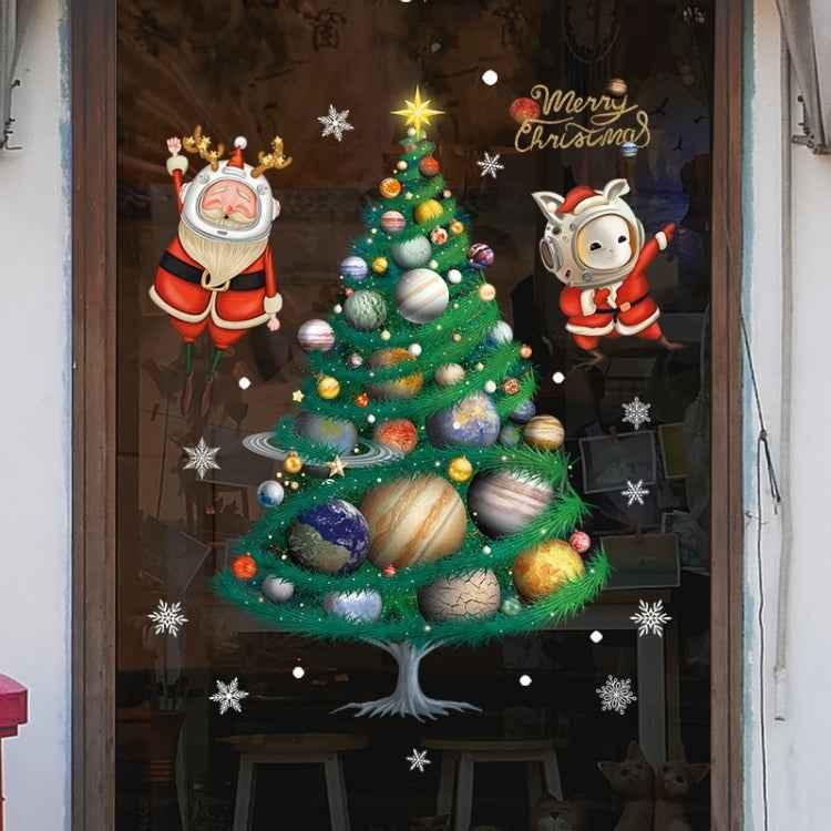 30x45cm Christmas Static Wall Stickers Glass Window Christmas Decoration Poster - Shello's Creative Boutique