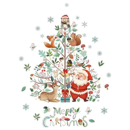 30x45cm Christmas Static Wall Stickers Glass Window Christmas Decoration Poster - Shello's Creative Boutique