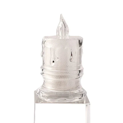 LED Transparent Glowing Candle Lights Simulation Electronic Candle - Shello's Creative Boutique