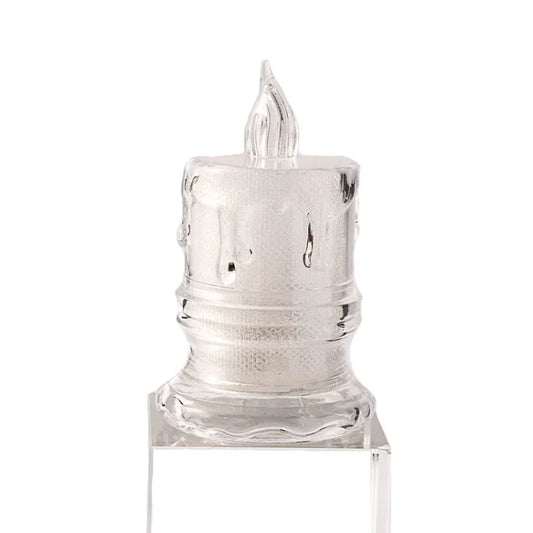 LED Transparent Glowing Candle Lights Simulation Electronic Candle - Shello's Creative Boutique