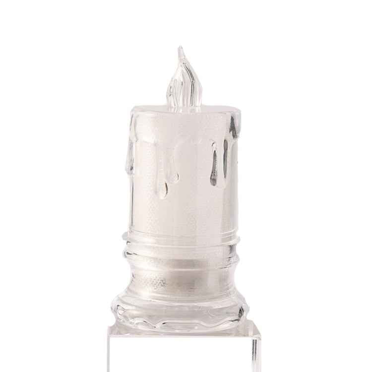 LED Transparent Glowing Candle Lights Simulation Electronic Candle