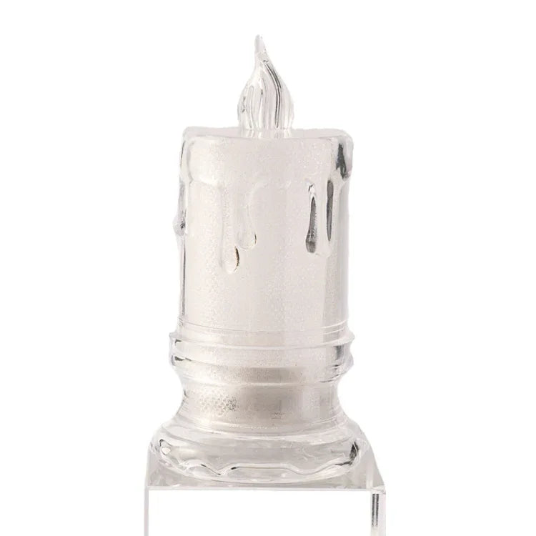 LED Transparent Glowing Candle Lights Simulation Electronic Candle - Shello's Creative Boutique