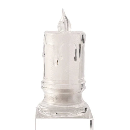LED Transparent Glowing Candle Lights Simulation Electronic Candle - Shello's Creative Boutique