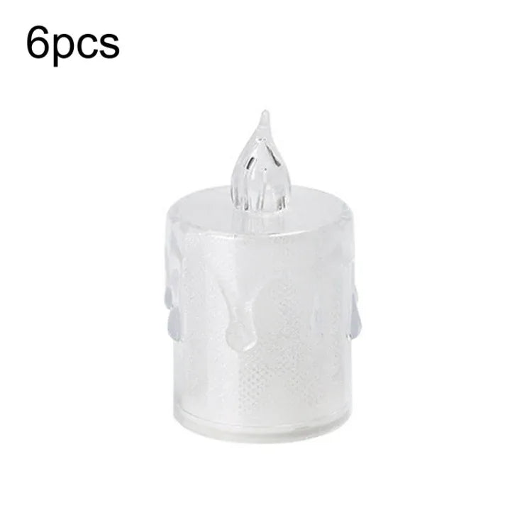 LED Transparent Glowing Candle Lights Simulation Electronic Candle - Shello's Creative Boutique