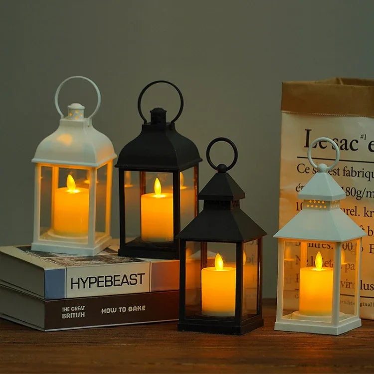 Retro LED Electronic Candle Wind Light Horse Light Party Home Decoration Ambient Lights - Shello's Creative Boutique