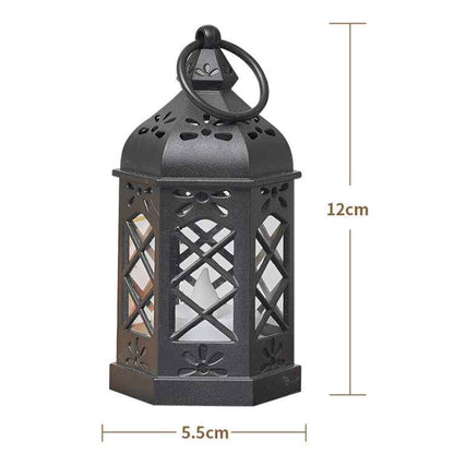 LED Electronic Candle Light Portable Lamp Wind Lamp Retro Decorative Lights