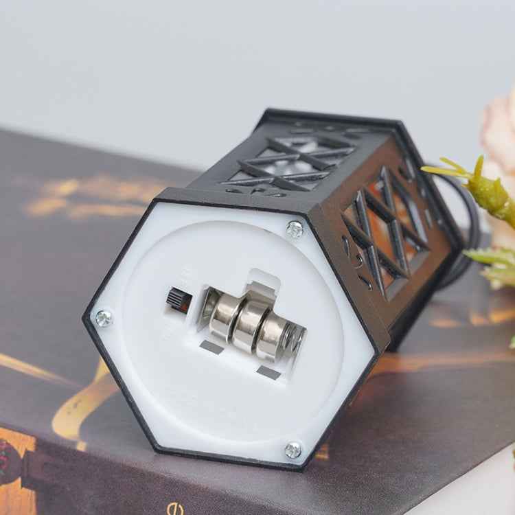 LED Electronic Candle Light Portable Lamp Wind Lamp Retro Decorative Lights