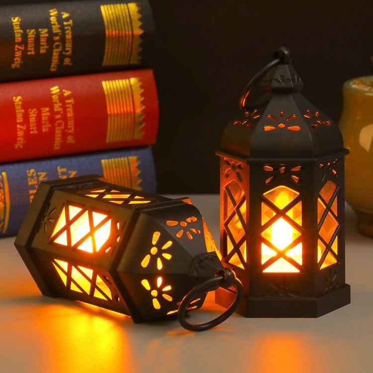 LED Electronic Candle Light Portable Lamp Wind Lamp Retro Decorative Lights