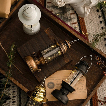 Retro LED Electronic Portable Lights Christmas Decoration Night Lights