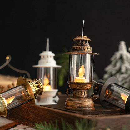 Retro LED Electronic Portable Lights Christmas Decoration Night Lights