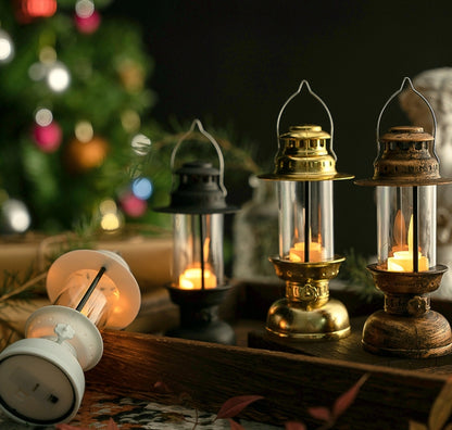 Retro LED Electronic Portable Lights Christmas Decoration Night Lights