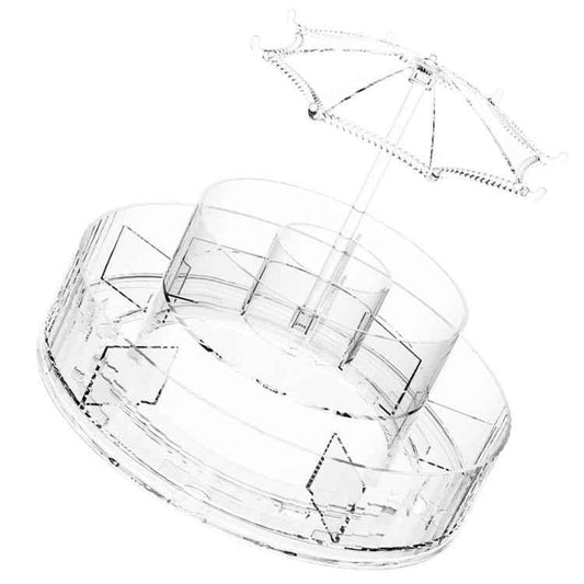 Cosmetic Storage Box Large Capacity Rotating Brush Tube - Shello's Creative Boutique