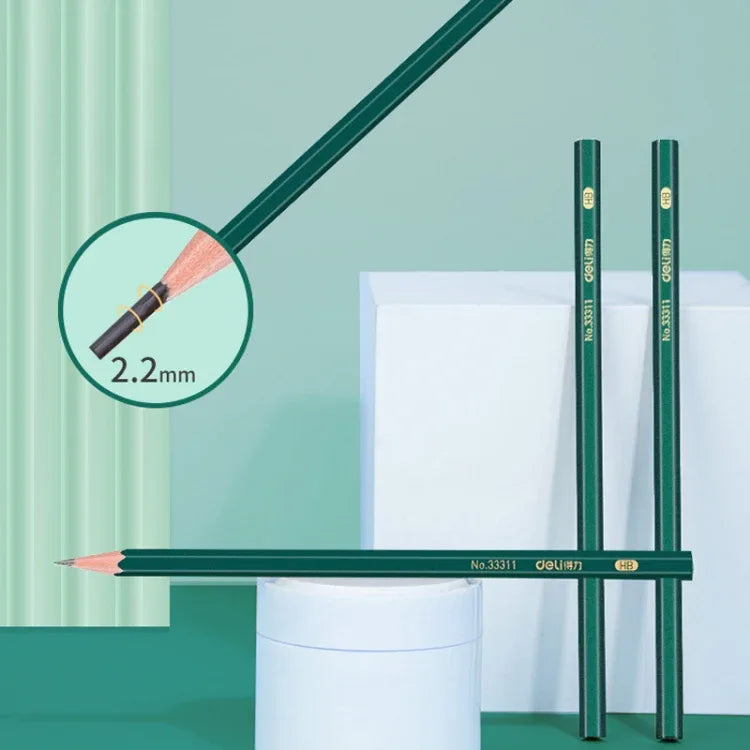 Deli Hexagonal Pencils - 10 Pack for Primary School Students - Shello's Creative Boutique