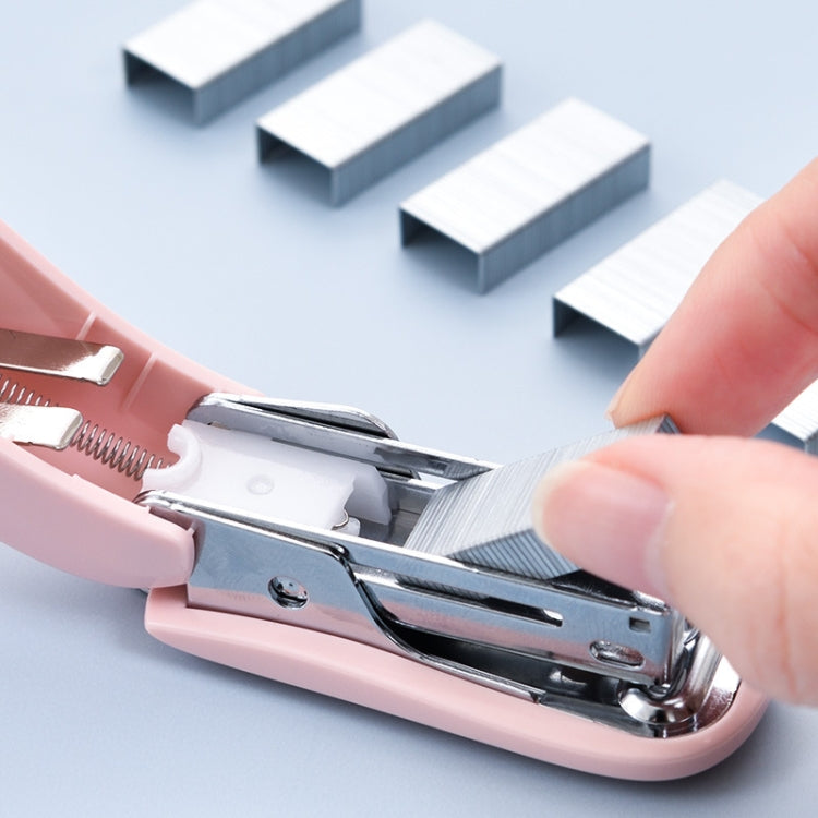 Deli  Macaron Color Stapler + 640 Staples Set Small Mini Stapler Stationery - Shello's Creative Boutique