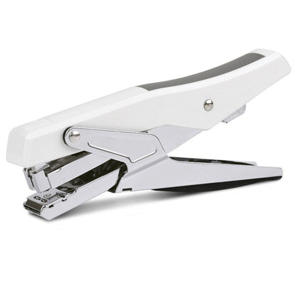 Deli  Labor-saving Stapler NO.12 Handheld Stapler Papers Stapling Machine, 0329 Black, 0329 Black With 1000 Staples, 0329 White, 0329 White With 1000 Staples - Shello's Creative Boutique