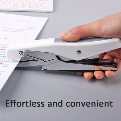 Deli  Labor-saving Stapler NO.12 Handheld Stapler Papers Stapling Machine, 0329 Black, 0329 Black With 1000 Staples, 0329 White, 0329 White With 1000 Staples - Shello's Creative Boutique