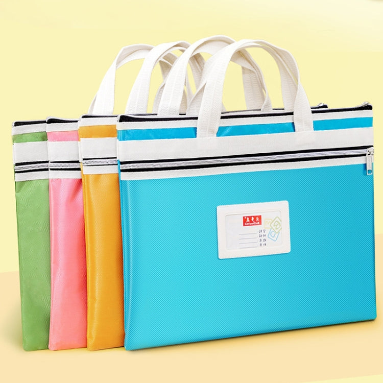 BeiDuoMei Student File Bag A4 Double Layer Classified Storage Exam Paper Data Bag