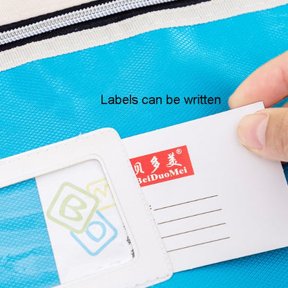 BeiDuoMei Student File Bag A4 Double Layer Classified Storage Exam Paper Data Bag