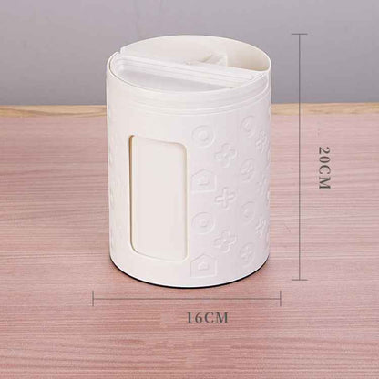 Multifunctional Desktop Tissue Box Remote Control Storage Box Organizer