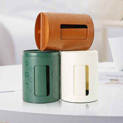 Multifunctional Desktop Tissue Box Remote Control Storage Box Organizer
