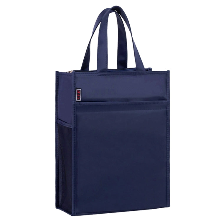 BeiDuoMei Portable A4 File Bag - Waterproof 3-Layer Document Organiser with Water Bottle Pocket