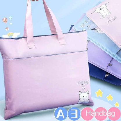 BeiDuoMei Student A3 Art Drawing Handbag Test Paper File Storage Bag