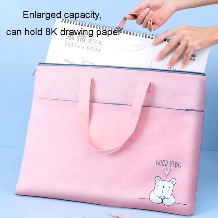 BeiDuoMei Student A3 Art Drawing Handbag Test Paper File Storage Bag