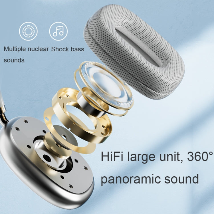 P9 Pro Max HiFi Sound Effect Noise Reduction Wireless Bluetooth Headset, P9 Pro Max (White), P9 Pro Max (Black), P9 Pro Max (Blue) - Shello's Creative Boutique