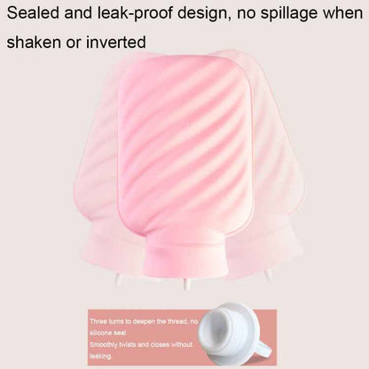 Imitation Rabbit Fur Water-filled PVC Explosion-proof Hot Water Bag for Cold / Hot Compresses