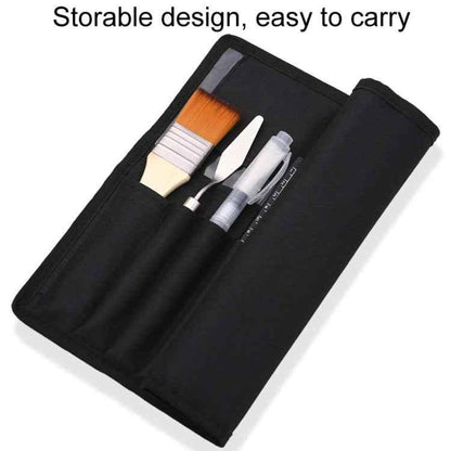 Two Color Nylon Bristle Paintbrush Set Painting Watercolor Brushes With Cloth Bag - Shello's Creative Boutique