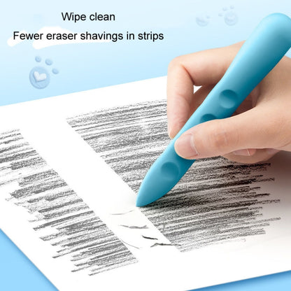 QIHAO 8870 Cave Eraser Set - 3-Pack No Trace Erasers for Students