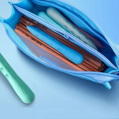 QIHAO 8870 Cave Eraser Set - 3-Pack No Trace Erasers for Students