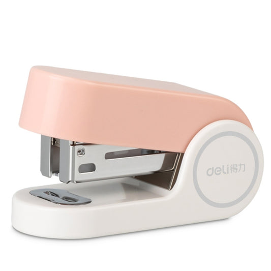 Deli Mini Stapler with 830 Staples - Macaron Colour 12-Sheet Capacity