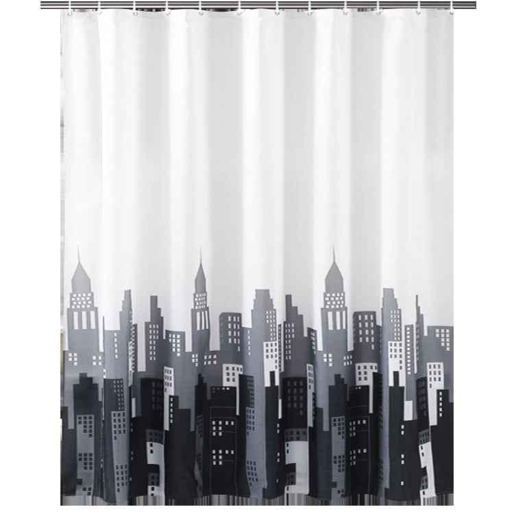 Simple Waterproof Shower Curtain Thickened Polyester Bathroom Shower Curtain Cloth - Shello's Creative Boutique