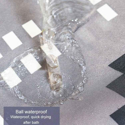 Simple Waterproof Shower Curtain Thickened Polyester Bathroom Shower Curtain Cloth - Shello's Creative Boutique