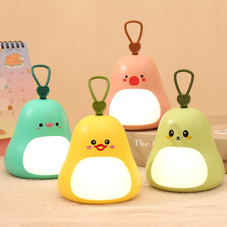 Cartoon LED Portable Night Light USB Rechargeable Plug-in Bedroom Bedside Lamp