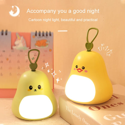 Cartoon LED Portable Night Light USB Rechargeable Plug-in Bedroom Bedside Lamp