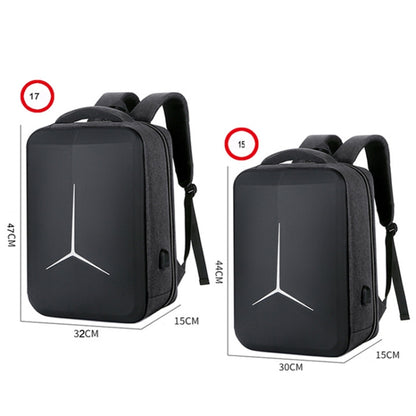 Multifunctional Waterproof Business Sports Laptop Backpack with USB Port, 15 inch, 17 inch - Shello's Creative Boutique