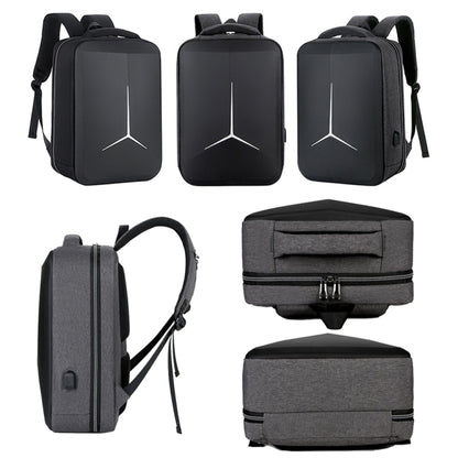 Multifunctional Waterproof Business Sports Laptop Backpack with USB Port, 15 inch, 17 inch - Shello's Creative Boutique