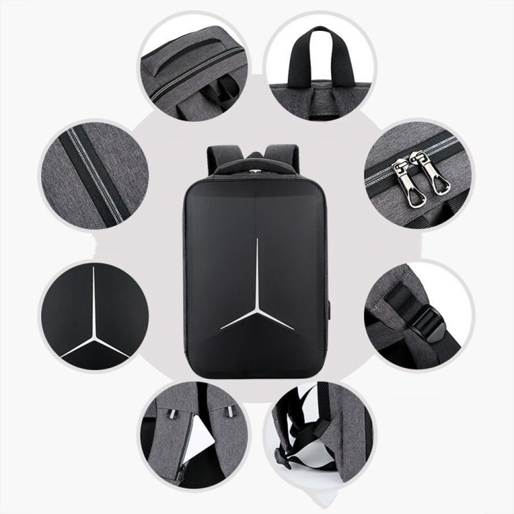 Multifunctional Waterproof Business Sports Laptop Backpack with USB Port, 15 inch, 17 inch - Shello's Creative Boutique