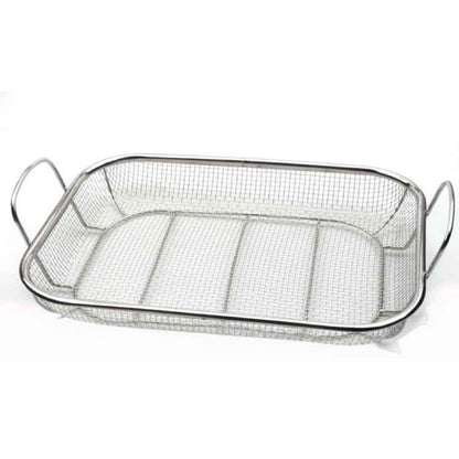 Stainless Steel Square BBQ Basket Heightened Handle Anti-scalding Grill Basket - Shello's Creative Boutique