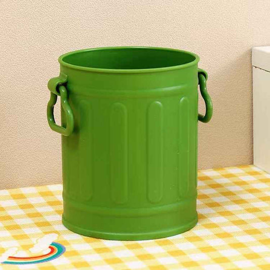 Large-capacity Student Desktop Organizer Pen Container Girls Makeup Brush Storage Bucket