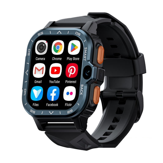 LOKMAT APPLLP 4 MAX 2.02-inch Android 8.1 Full Network Wifi Card Bluetooth Smart Watch, 2G+16G(Navy Blue), 2G+16G(Silver) - Shello's Creative Boutique