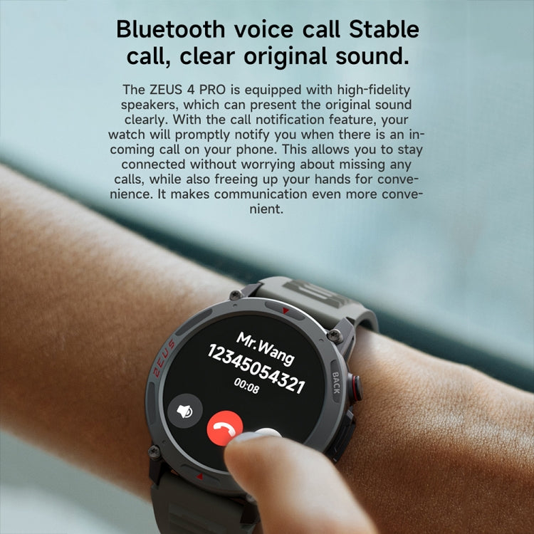 LOKMAT ZEUS4 PRO 1.43-Inch IP68 Waterproof Health Monitoring Bluetooth Call Smart Watch - Shello's Creative Boutique